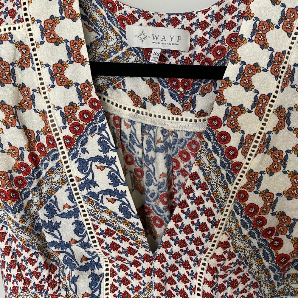 WAYF Patterned Boho Dress - Picture 3 of 4